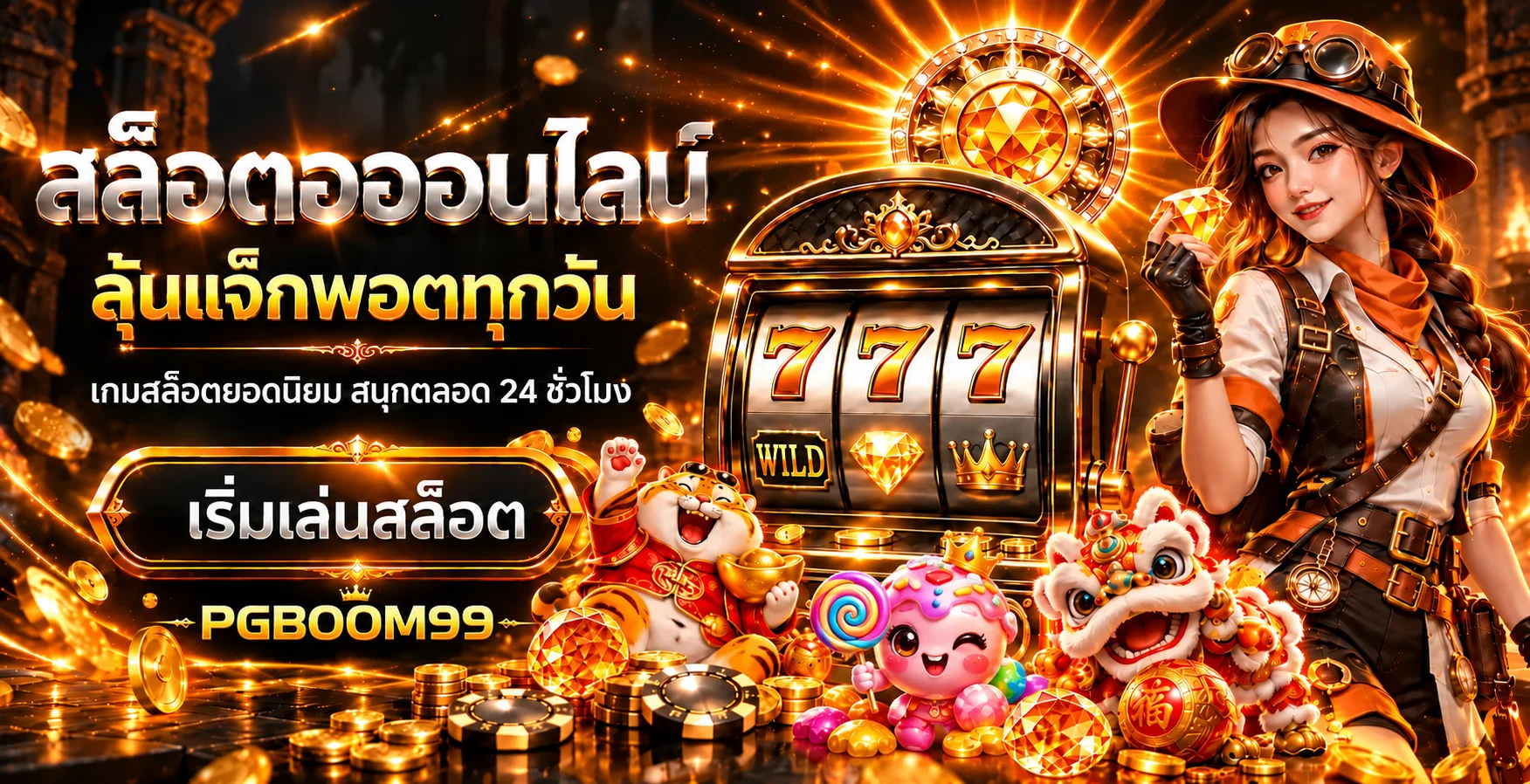 เกมสล็อต PGBOOM99 พร้อมตัวอย่างตารางจ่าย